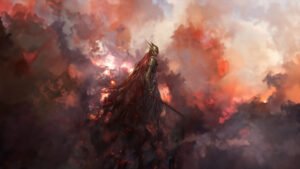 Malenia at war – Free Download of an Elden Ring Wallpaper of Malenia in 4k - for mobile, desktop and tablet