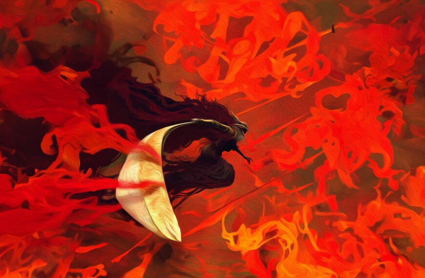 Malenia Oil Paint – Free Download of an Elden Ring Wallpaper of Malenia in 4k - for mobile, desktop and tablet