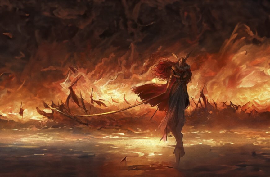 Malenia - Free Download of an Elden Ring Wallpaper of Malenia in 4k - for mobile, desktop and tablet