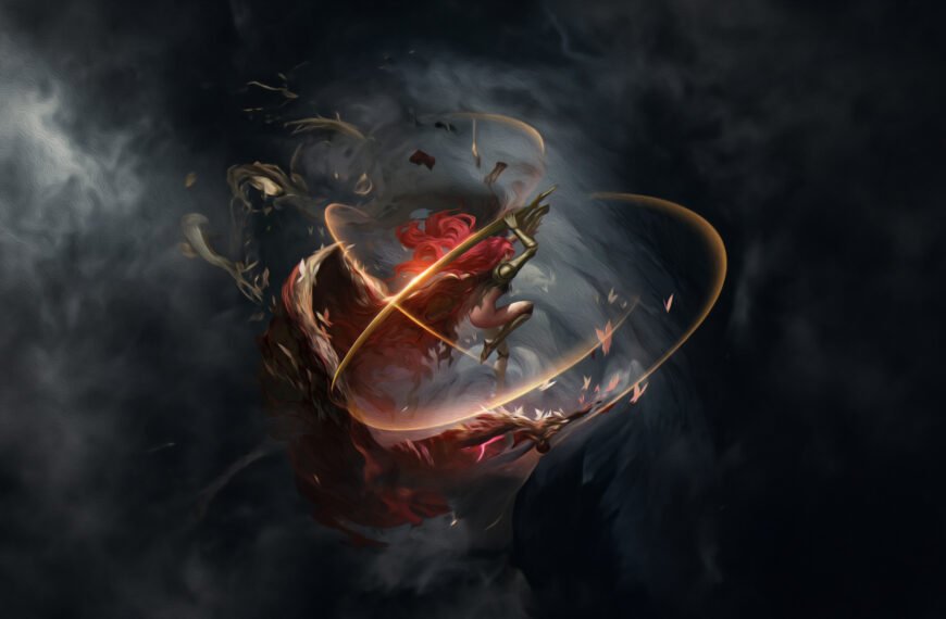 Malenia ready to attack – Free Download of an Elden Ring Wallpaper of Malenia in 4k - for mobile, desktop and tablet