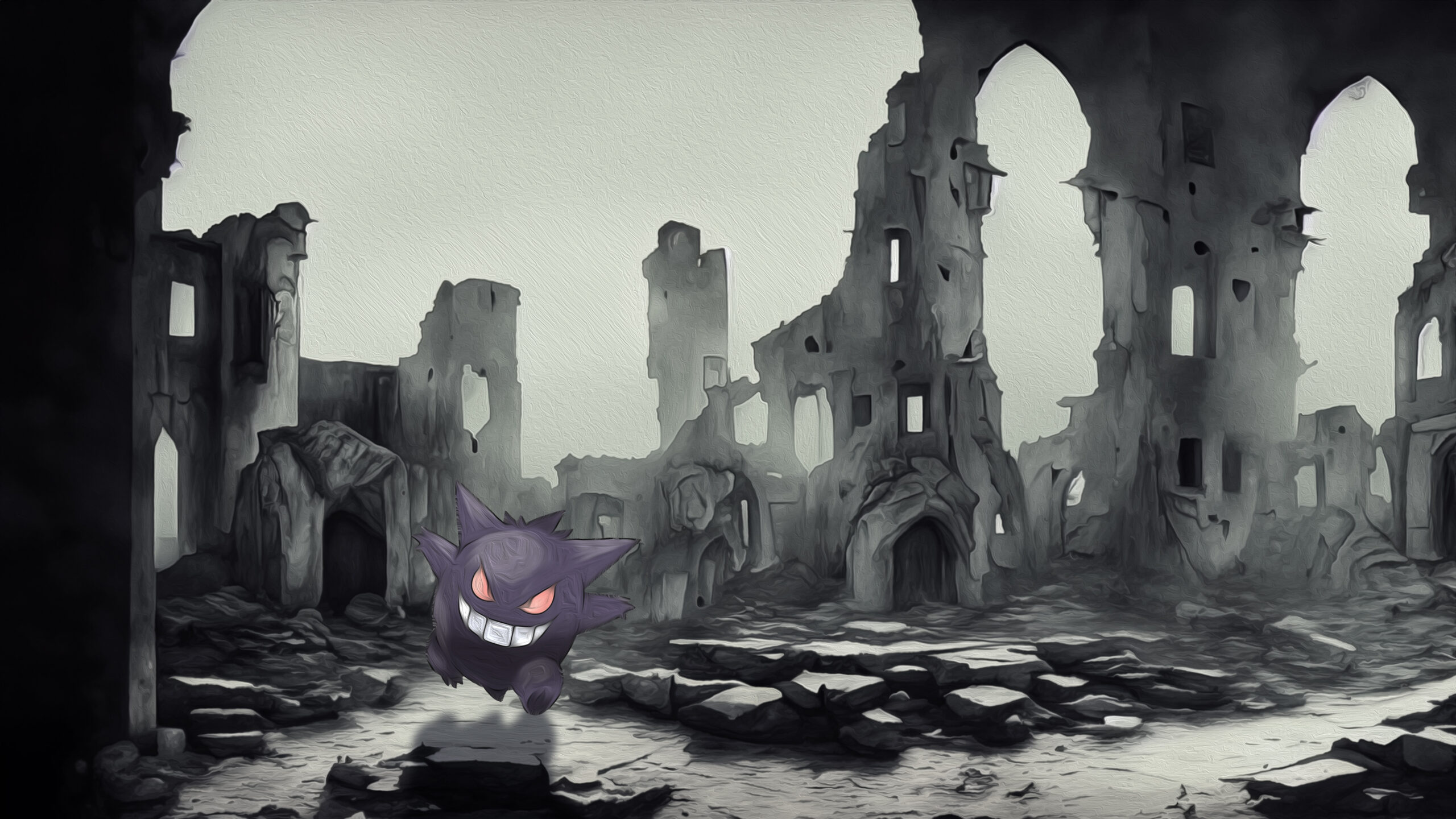Gengar - Free Download of a Pokémon Wallpaper of Gengar in 4k - for mobile, desktop and tablet
