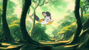 Emolga – fond d’écran Pokémon en 4K pour mobile et ordinateur