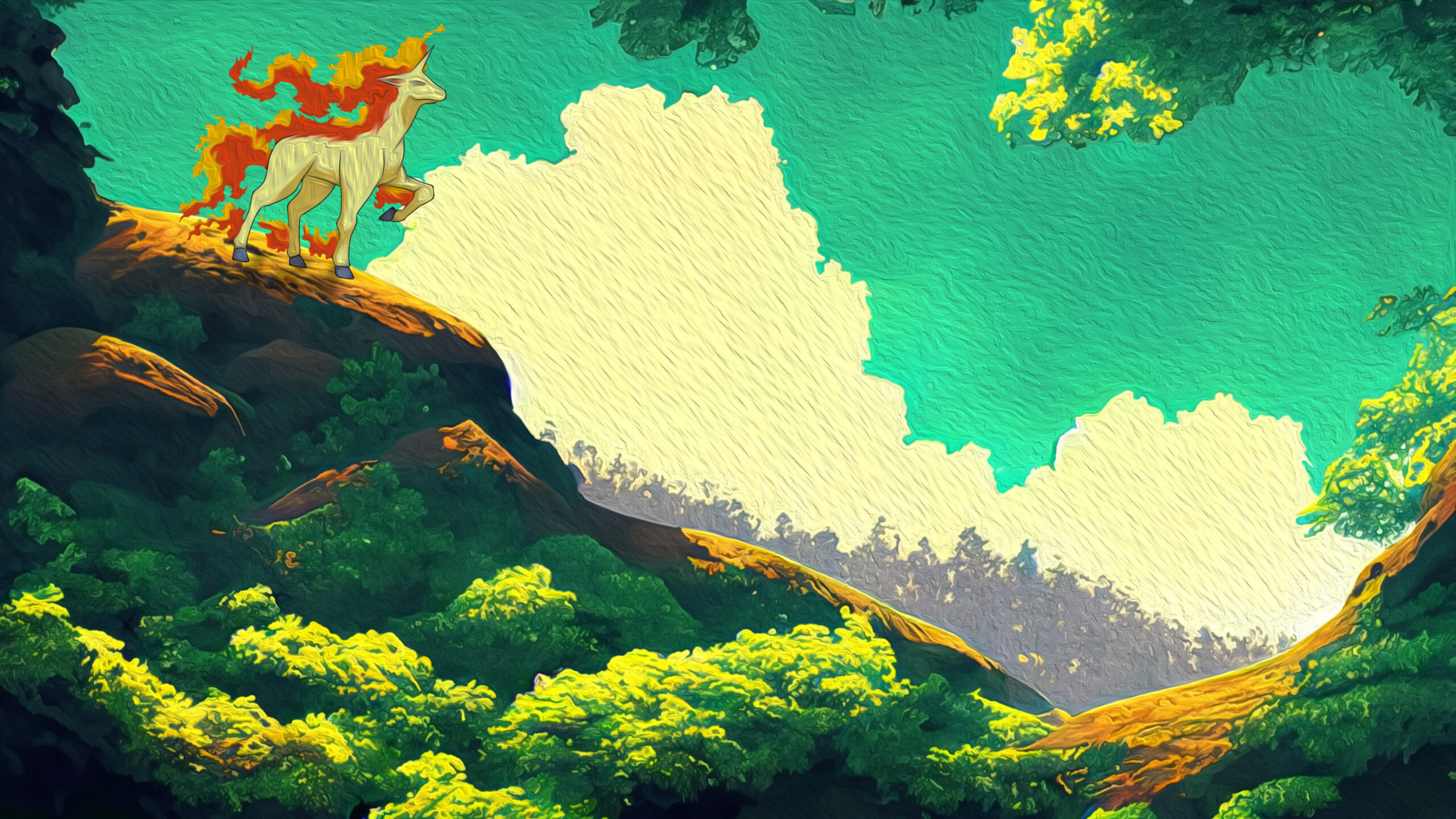 Rapidash - Free Download of a Pokémon Wallpaper of Rapidash in 4k - for mobile, desktop and tablet