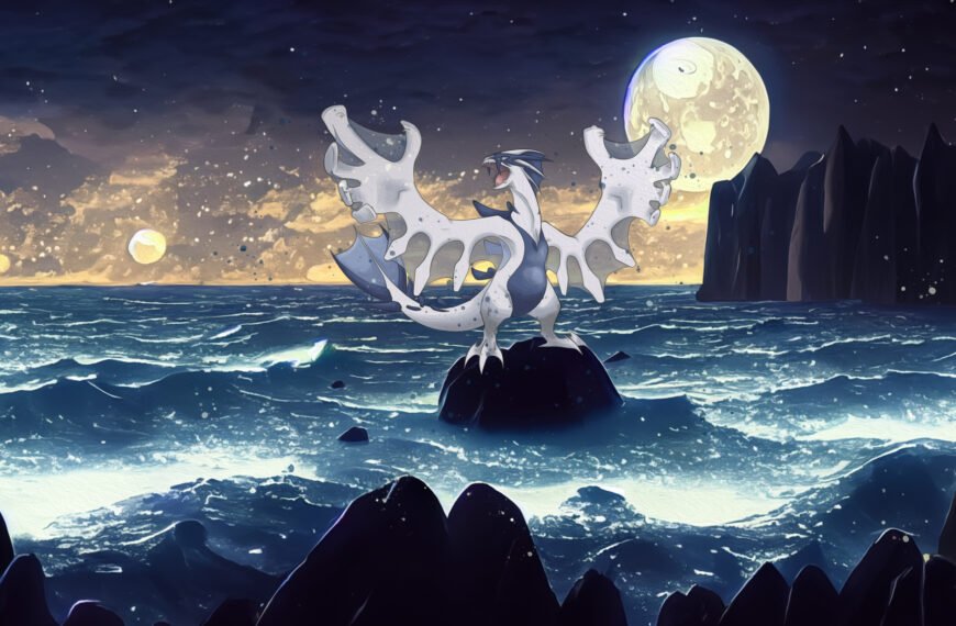 Lugia Sombre – fond d’écran Pokémon en 4K pour mobile et ordinateur