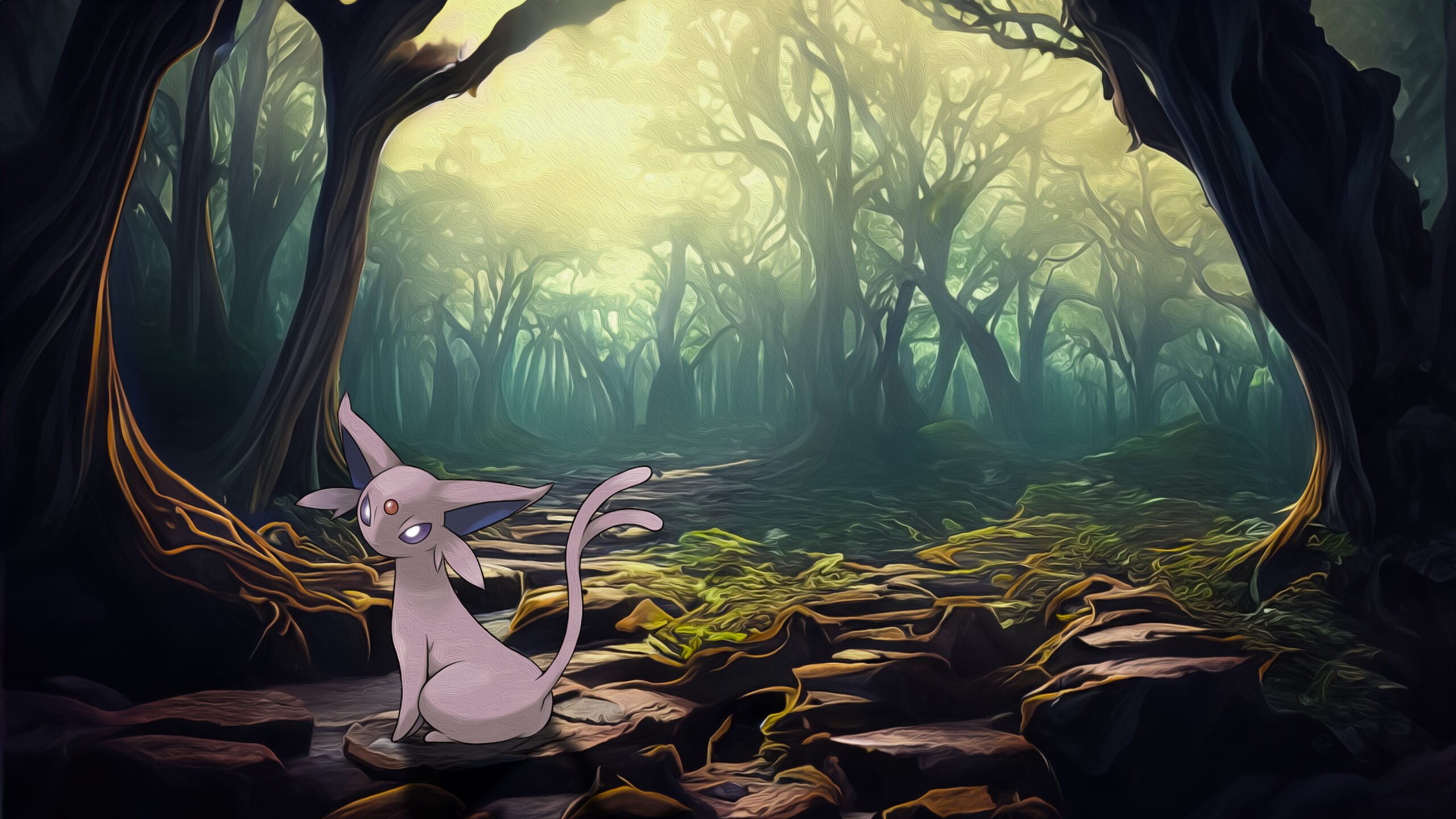 Espeon - Free Download of a Pokémon Wallpaper of Espeon in 4k - for mobile, desktop and tablet