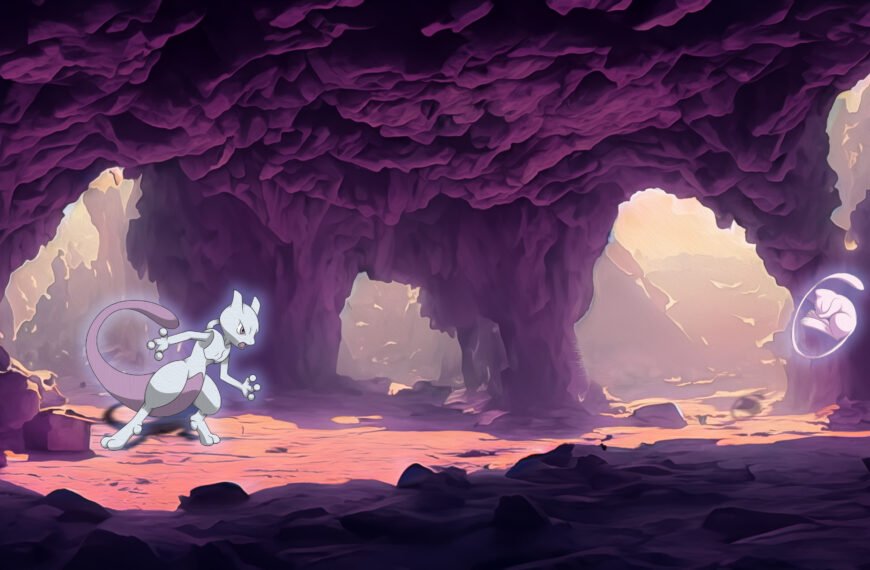 Mew VS Mewtwo – fond d’écran Pokémon en 4K pour mobile et ordinateur