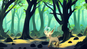 Phyllali – fond d’écran Pokémon en 4K Phyllali - fond d'écran Pokémon en 4K pour mobile et ordinateur