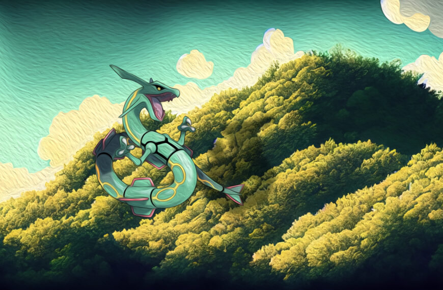Rayquaza - fond d'écran Pokémon en 4K pour mobile et ordinateur