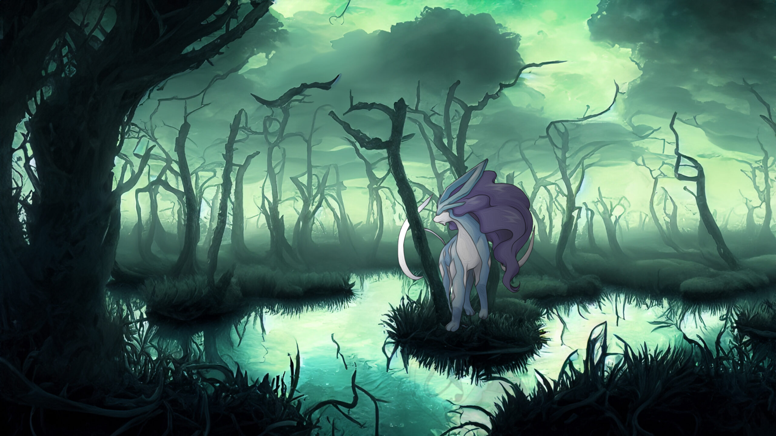 Suicune - Free Download of a Pokémon Wallpaper of Suicune in 4k - for mobile, desktop and tablet