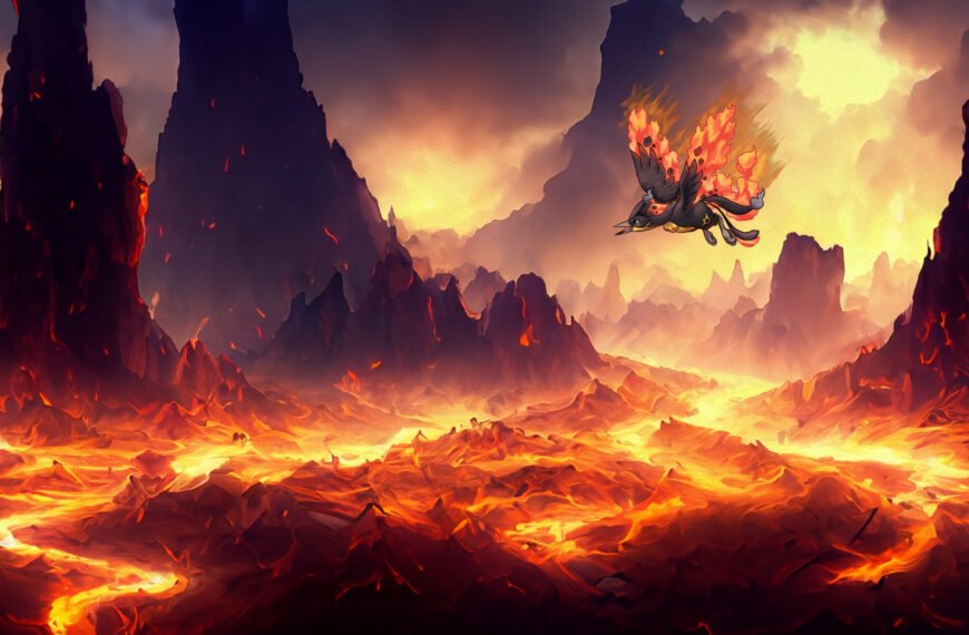 Sulfura – fond d’écran Pokémon en 4K pour mobile et ordinateur