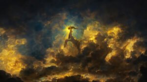 This stunning Pokémon wallpaper of Arceus will ignite your passion! Arceus dans le ciel – fond d’écran Pokémon en 4K pour mobile et ordinateur