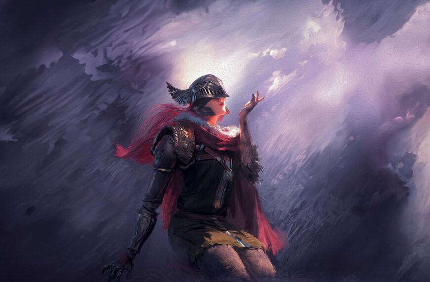 Malenia – Free Download of an Elden Ring Wallpaper of Malenia in 4k - for mobile, desktop and tablet (Iphone, Android, PC, Mac, Linux)