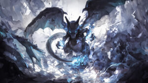 Pokémon: This 4K Mega Charizard X Wallpaper Is a Visual Explosion Mega Charizard wallpaper 4k free gratuit free pokémon pc mobile