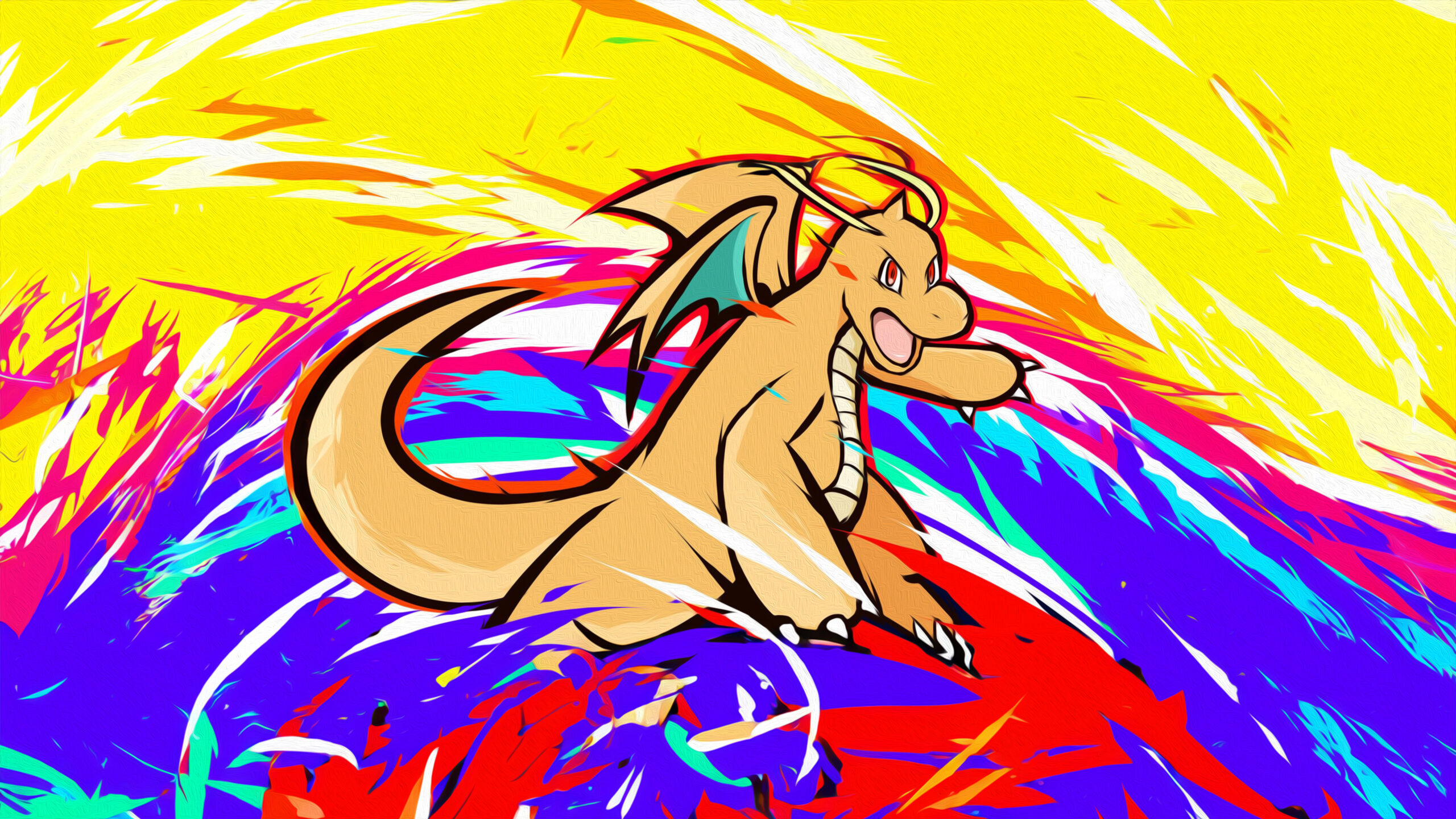 Dragonite wallpaper 4k free gratuit pokémon pc mobile