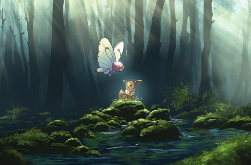 Eevee Butterfree wallpaper 4k free gratuit free pokémon pc mobile
