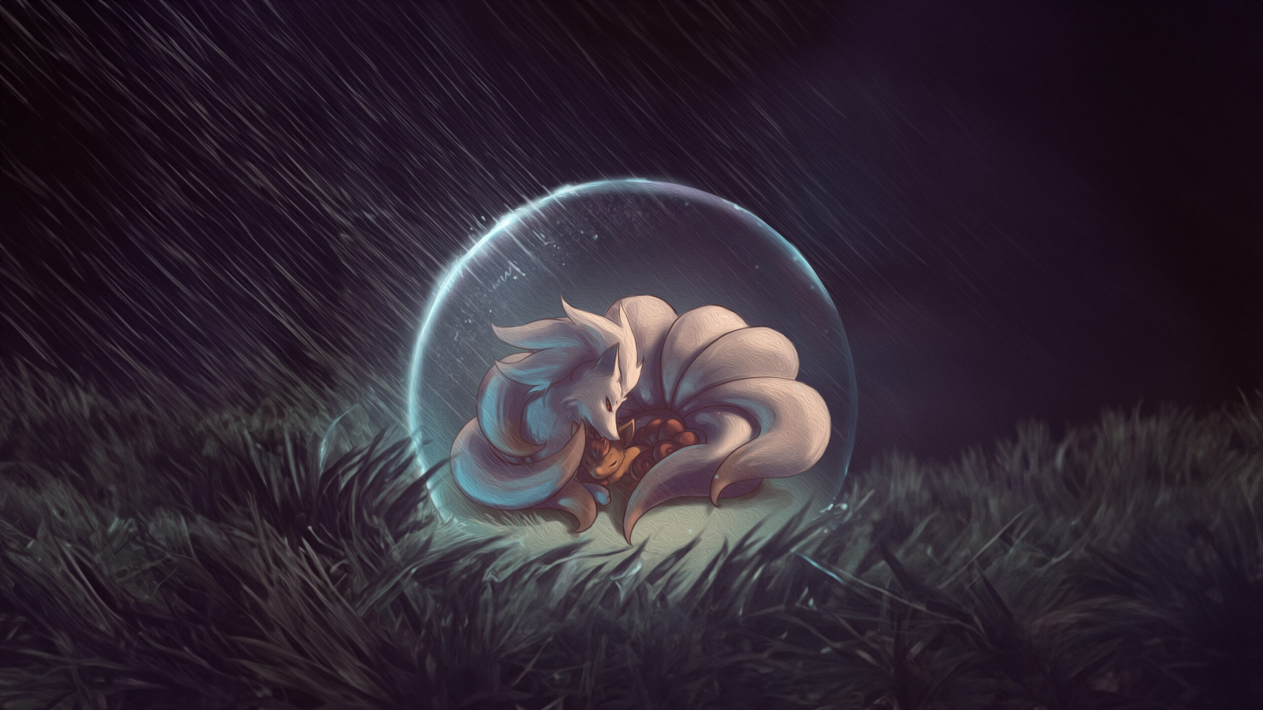 Ninetales and vulpix wallpaper 4k free gratuit pokémon pc mobile