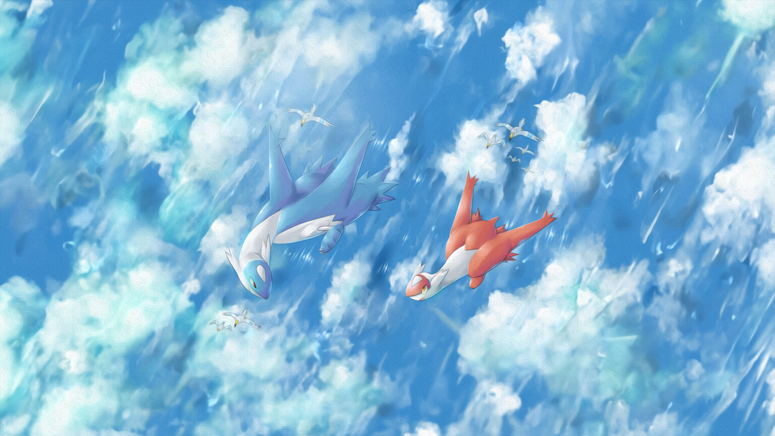 Latios and Latias (Pokémon) 4K Wallpaper – Free download for PC and Mobile