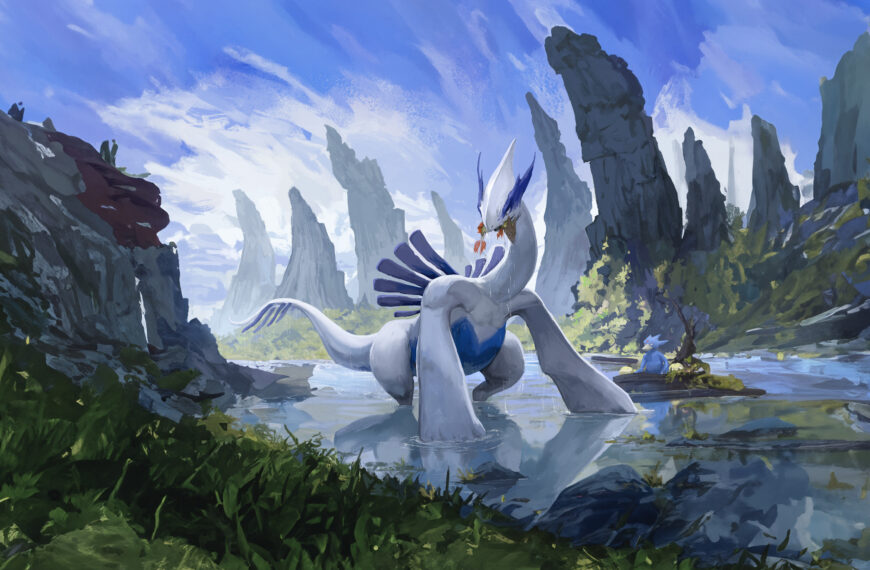 Fond d'écran Lugia wallpaper 4k free gratuit pokémon pc mobile