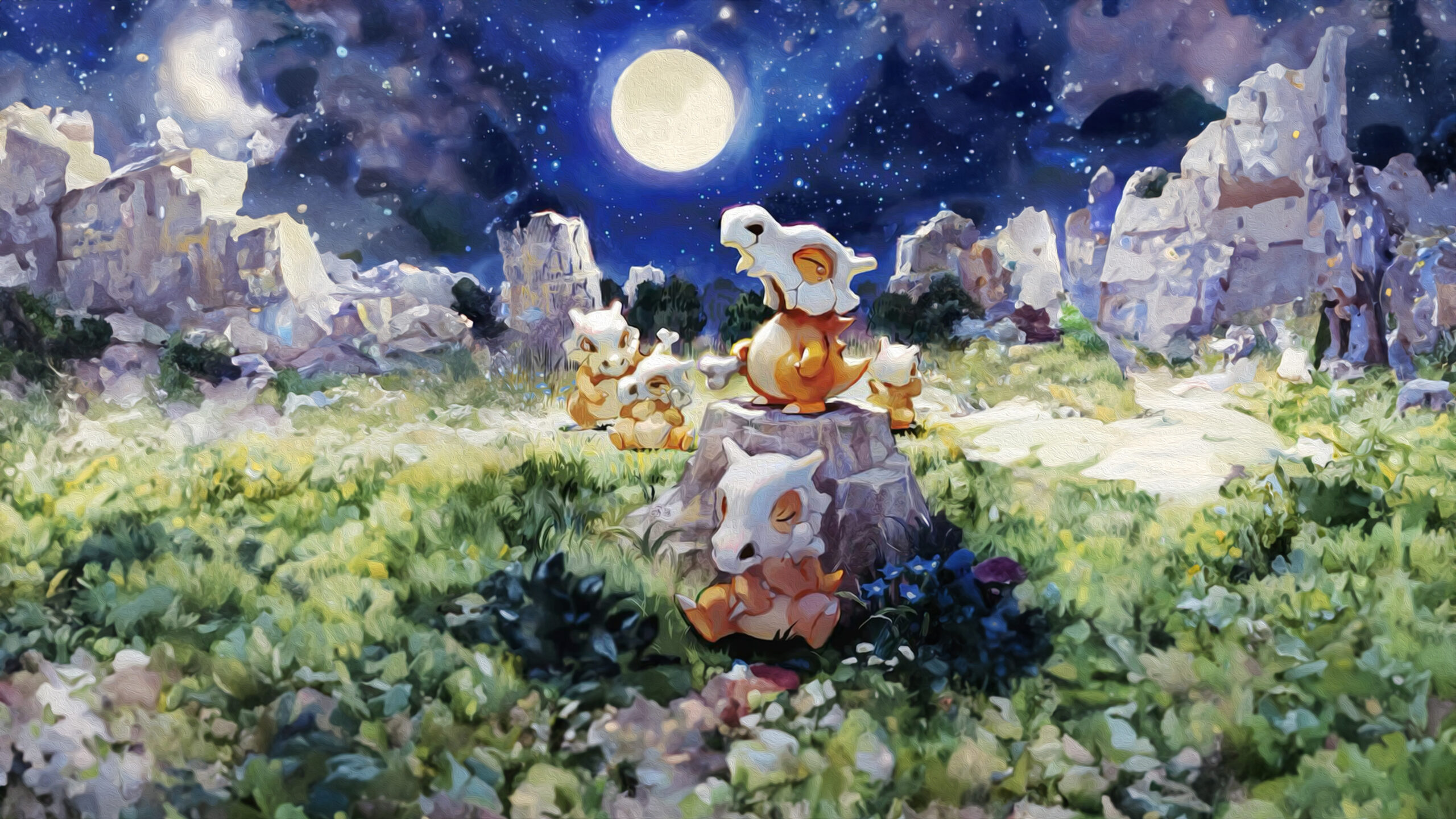 Cubone wallpaper 4k free gratuit free pokémon pc mobile