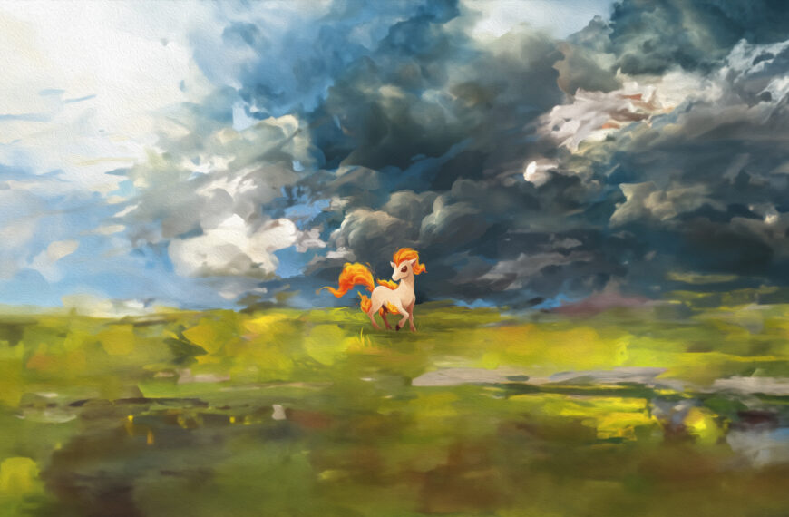 Fond d'écran Ponyta wallpaper 4k free gratuit pokémon pc mobile