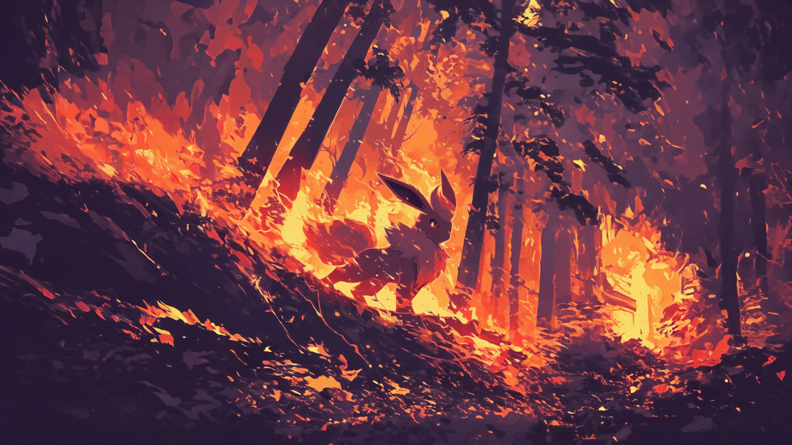 Flareon wallpaper 4k free gratuit free pokémon pc mobile