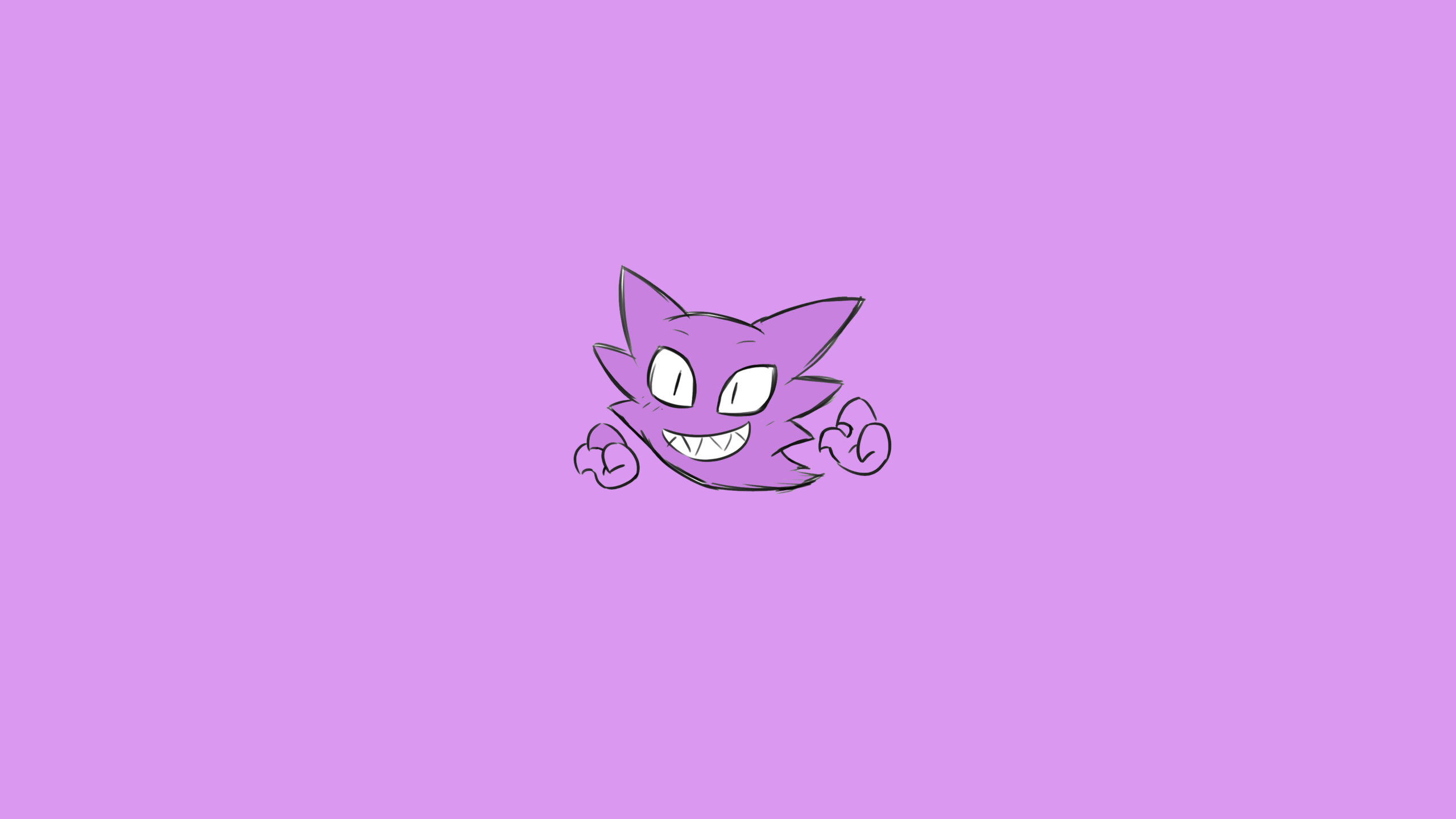 Haunter wallpaper 4k free gratuit pokémon pc mobile