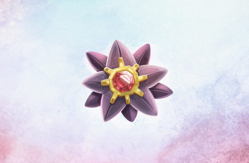 Fond d'écran Staross Starmie wallpaper 4k free gratuit pokémon pc mobile
