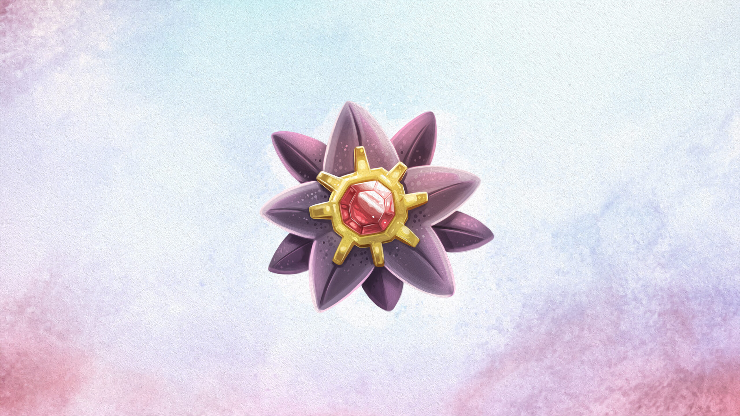 Fond d'écran Staross Starmie wallpaper 4k free gratuit pokémon pc mobile