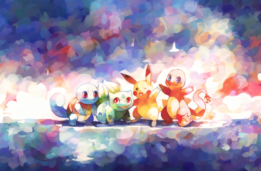 Fond d'écran starters 1st gen pikachu wallpaper 4k free gratuit pokémon pc mobile