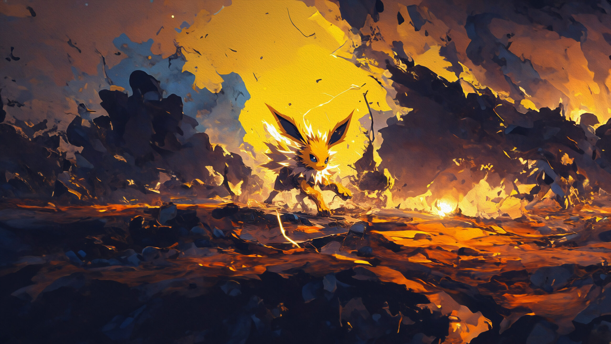 Jolteon wallpaper 4k free gratuit free pokémon pc mobile