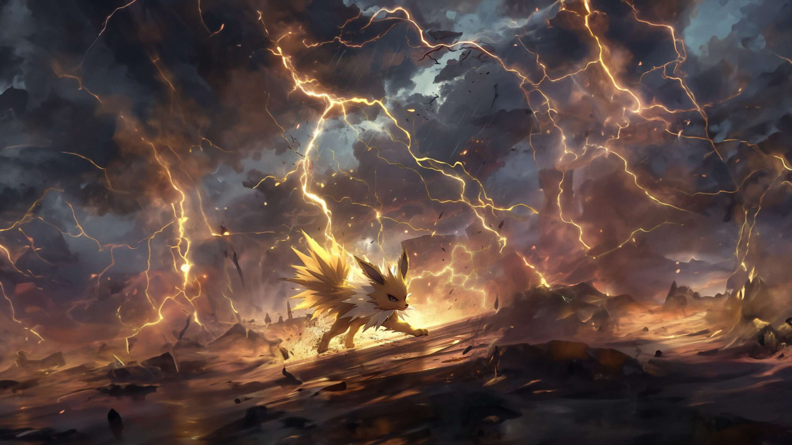 Jolteon wallpaper 4k free gratuit free pokémon pc mobile